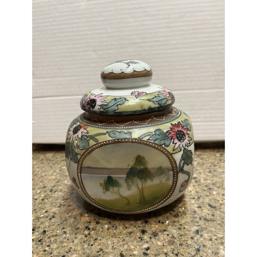 RARE Antique Nippon Tobacco Jar